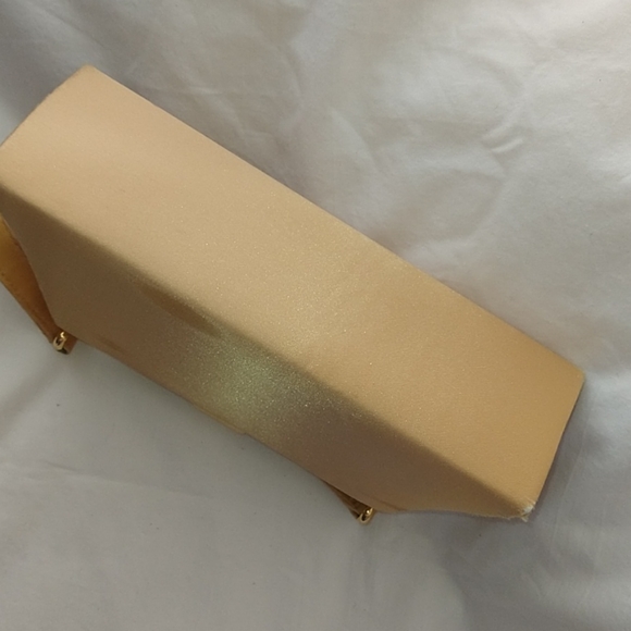 Vintage Yellow Satin Mini Clutch - Picture 6 of 6